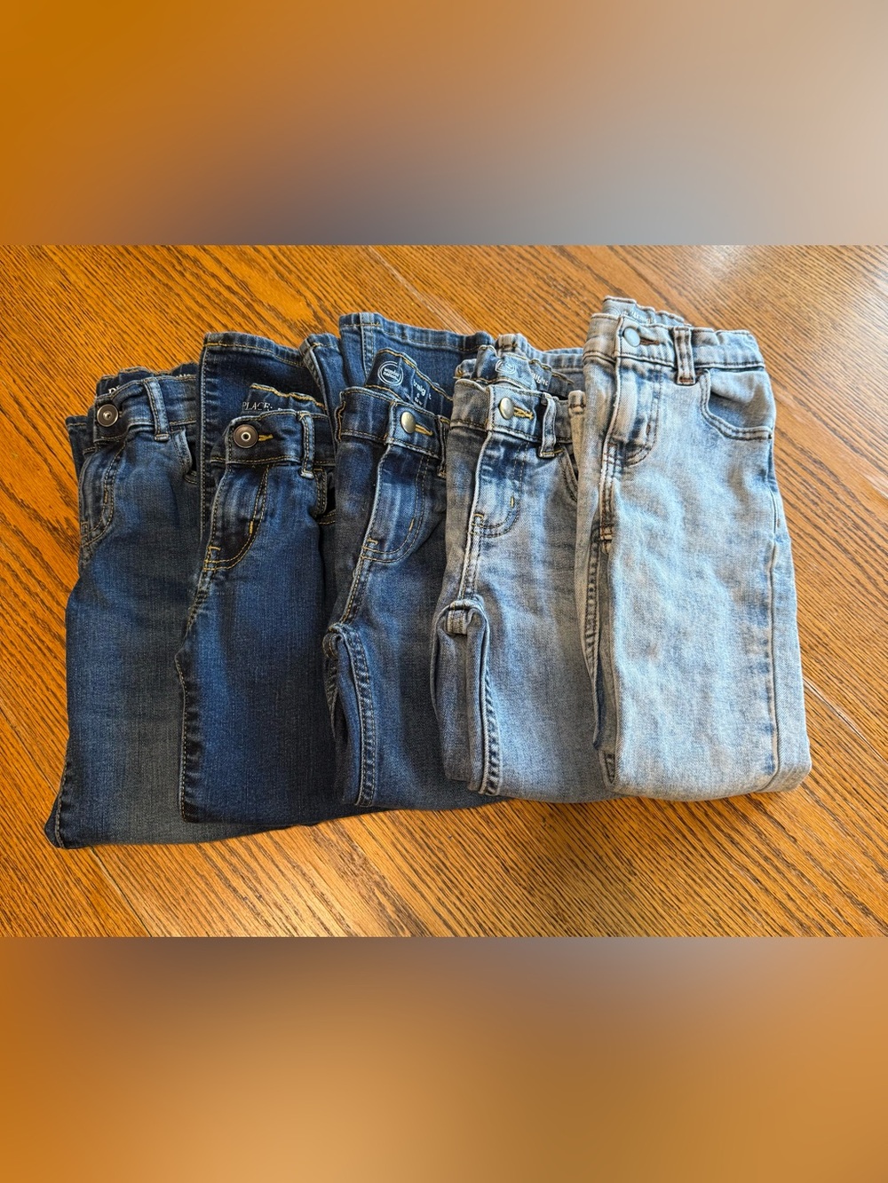 Kids Denim Jeans (Size 6 Slim Fit)- Children’s Place & Wonder Nation